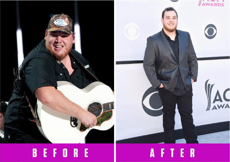 Luke Combs Weight Loss before and after